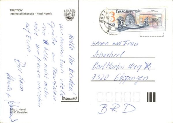 Trutnov Hotel Hornik Restaurant Empfang – Bild 2