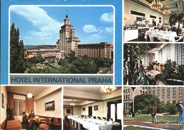 Praha Prahy Prague Hotel International Restaurant Minigolf