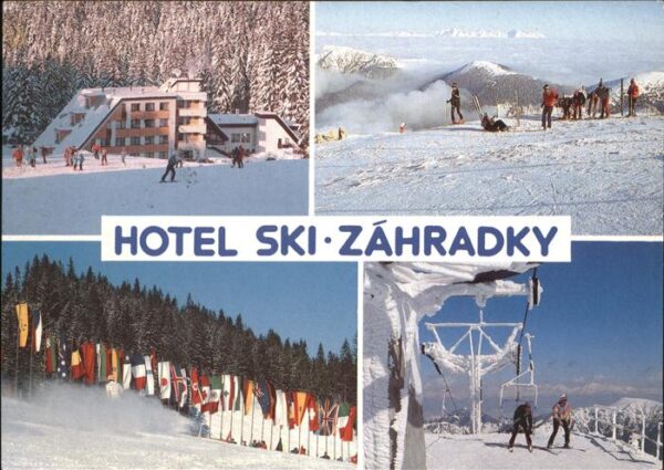 Zahradky Hotel Ski Skipiste Sessellift Skirennen