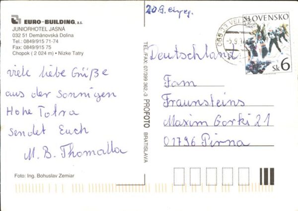 Jasna Slowakei Juniorhotel Restaurant Chopok Niedere T – Bild 2