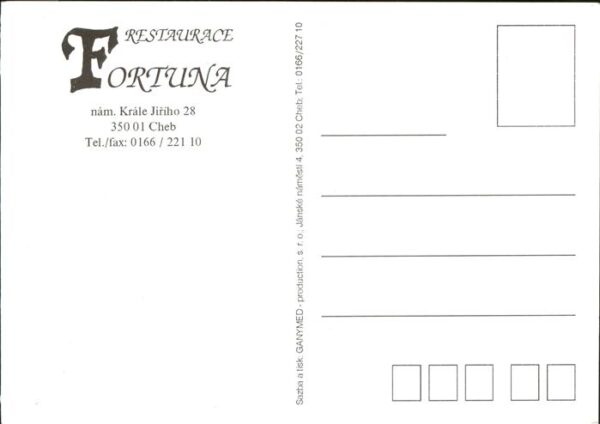 Cheb Eger Restaurace Fortuna Restaurant – Bild 2