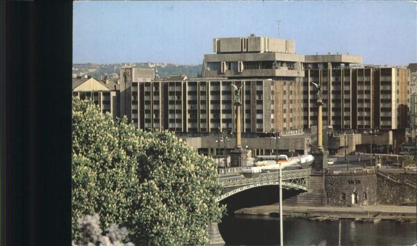 Praha Prahy Prague Hotel Intercontinental Moldau Br?cke