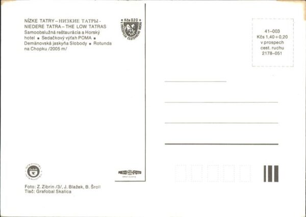 Demaenovska Dolina Nizke Tatry Interhotel Bergrestaurant W – Bild 2