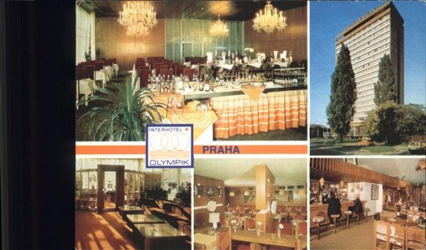 Praha Prahy Prague Interhotel Olympik Restaurant