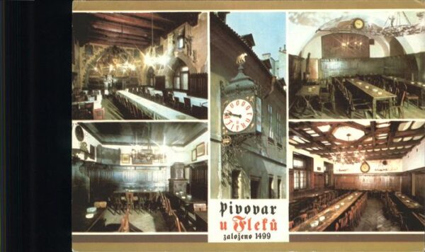 Praha Prahy Prague Pivovar U Fleku historische Brauerei Ga