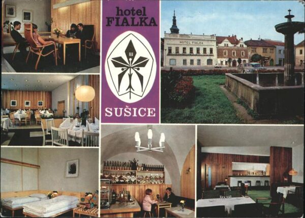 Susice Hotel Fialka Restaurant Brunnen