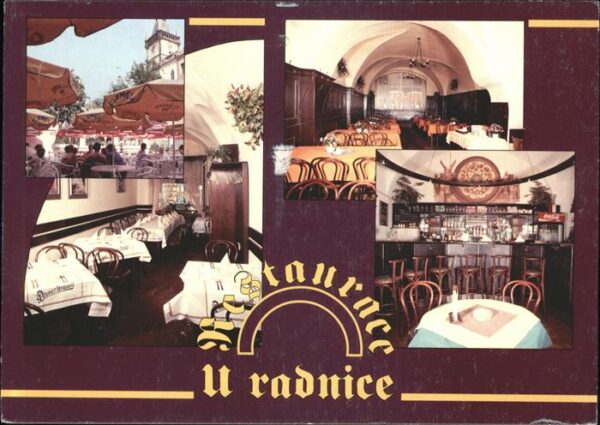 Praha Prahy Prague Restaurace U radnice Restaurant