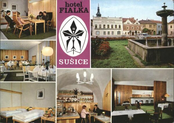 Susice Hotel Fialka Restaurant Brunnen