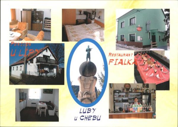 Luby u Chebu Penzion U Lipy Restaurant Fialka Denkma