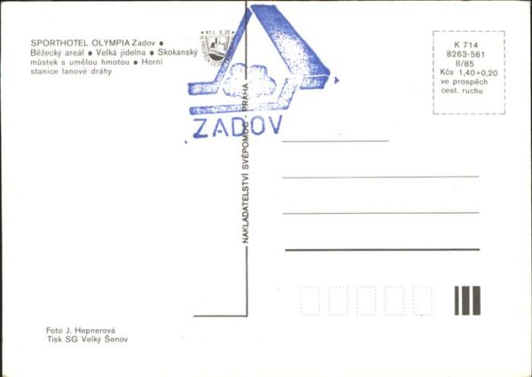 Stachy Susice Okres Pachatice Sporthotel Olympia Zadov Skischanze Lif – Bild 2