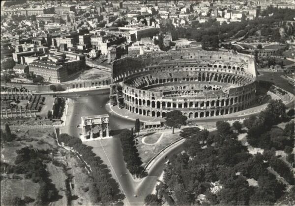 Rom Roma Il Colosseo vista aerea Kolosseum