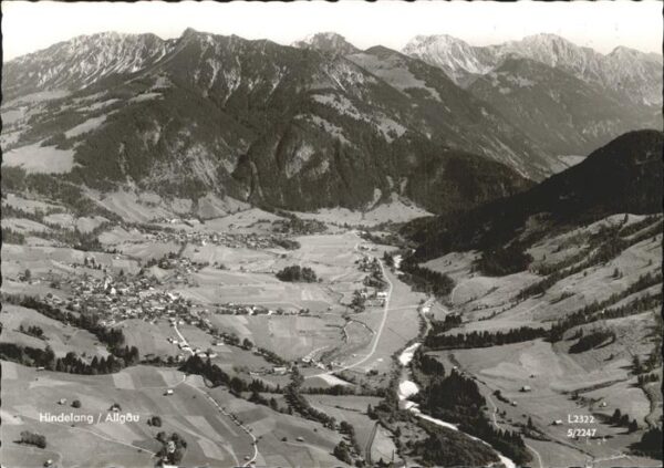 Hindelang Gesamtansicht mit Alpenpanorama Allgäue