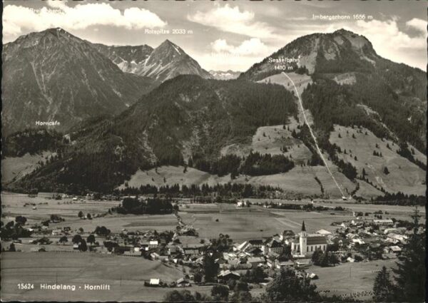 Hindelang Gesamtansicht Hornlift Imberger Horn Os