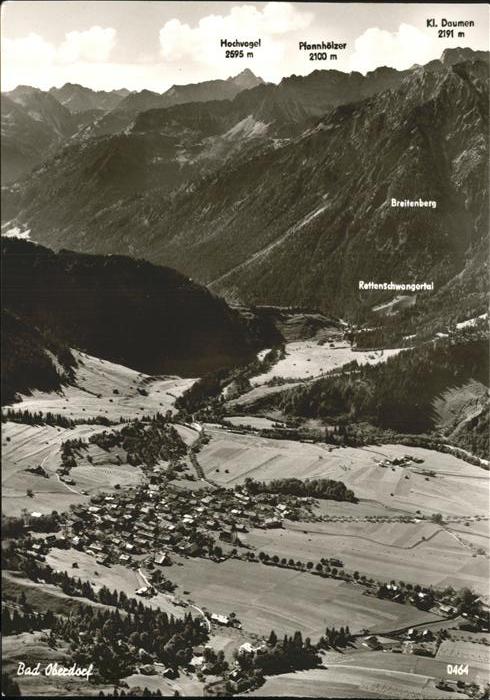 Bad Oberdorf Gesamtansicht Höhenluftkurort Allgäuer