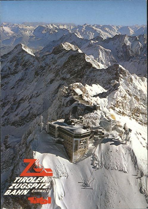 Zugspitze Zugspitzgipfel mit Gipfelrestaurant Alp