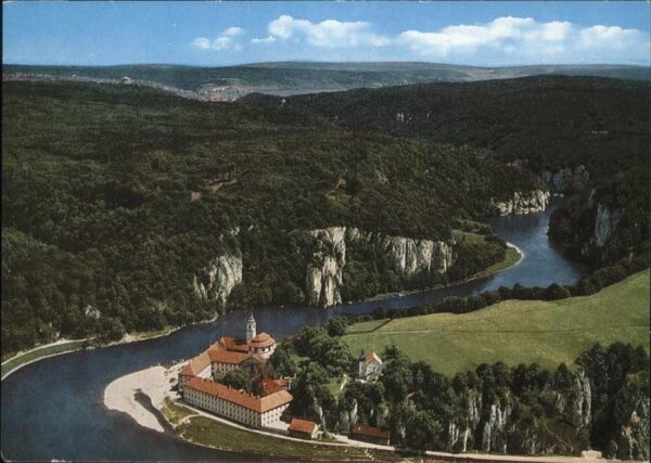 Weltenburg Kelheim Kloster Donaudurchbruch Fliegeraufnahme