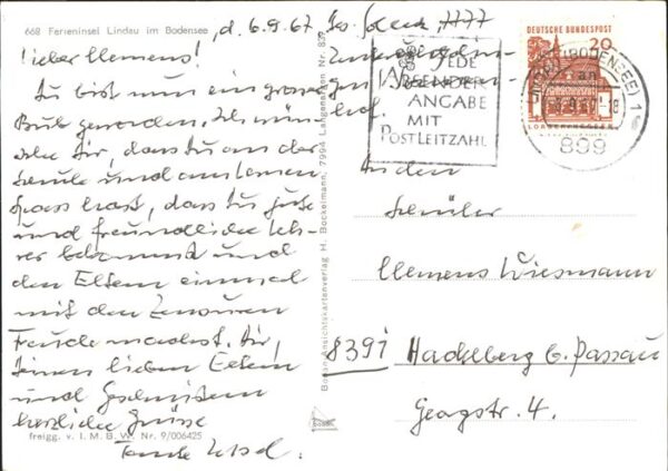 Lindau Bodensee Fliegeraufnahme Hafen Grenze – Bild 2