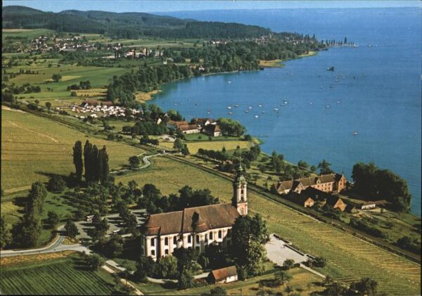 Birnau Basilika Bodensee Fliegeraufnahme