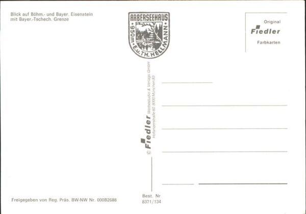 Bayrisch Eisenstein Bayerisch Tschechische Landesgrenze Fli – Bild 2