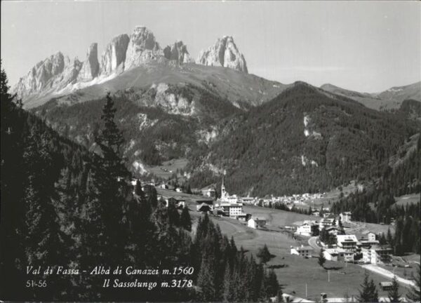 Alba Canazei Val di Fassa Sassolungo Langkofel Dolom