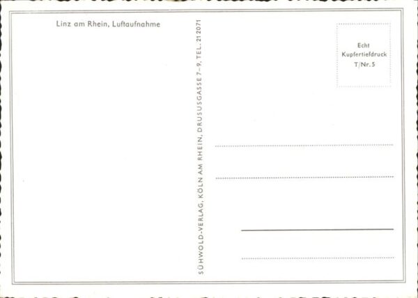 Linz Rhein Fliegeraufnahme – Bild 2