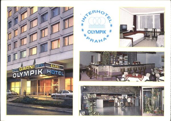 Praha Prahy Prague Interhotel Olympik Garni Restaurant