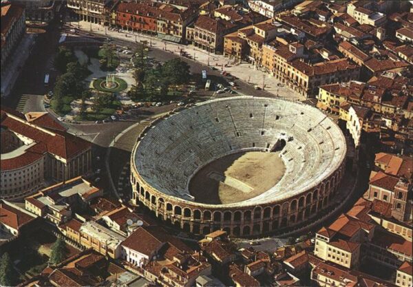 Verona Veneto Fliegeraufnahme
