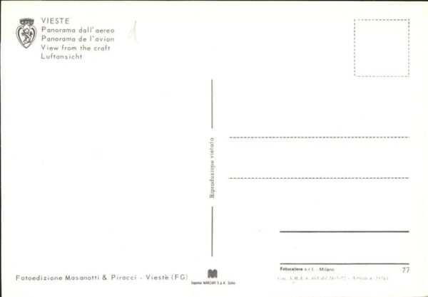 Vieste Foggia Fliegeraufnahme – Bild 2
