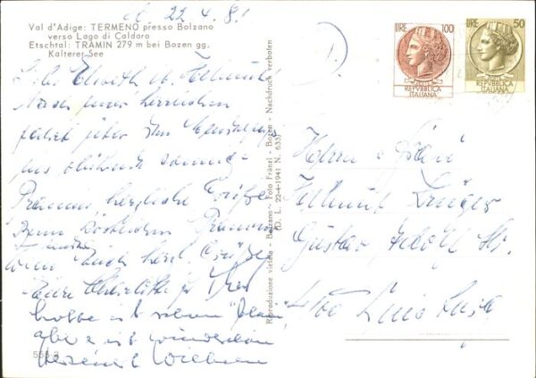 Bozen Suedtirol Etschtal mit Kalterer See – Bild 2