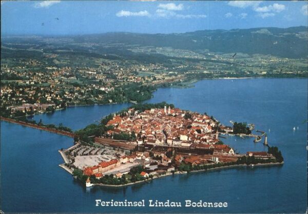 Lindau Bodensee Fliegeraufnahme Panorama