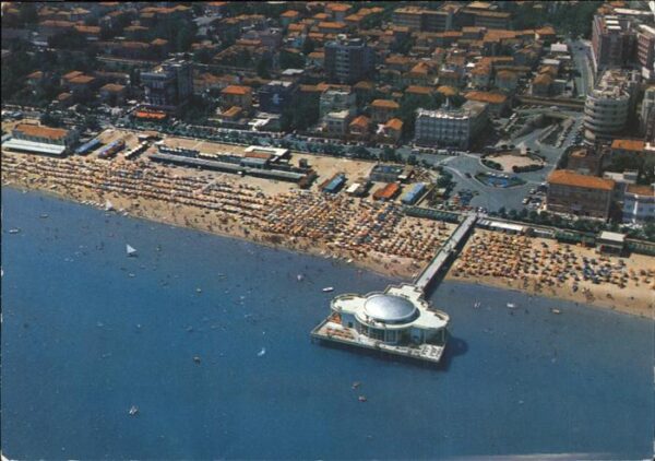 Senigallia Fliegeraufnahme Strand