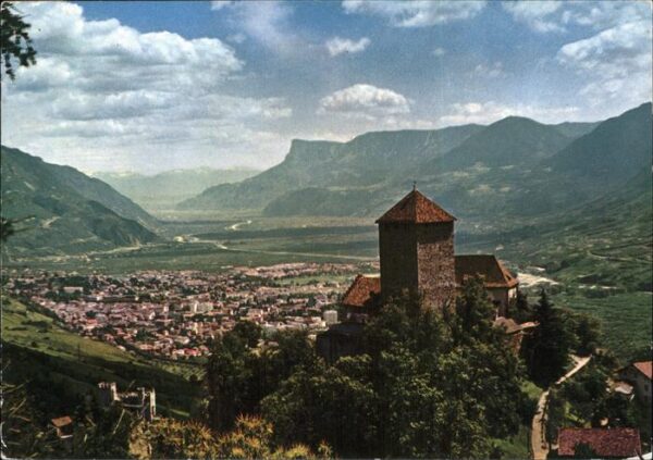 Merano Meran Castel Tirolo Panorama