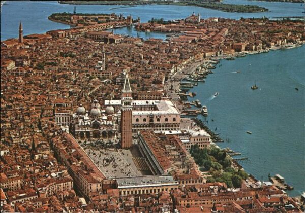 Venezia Venedig San Marco Fliegeraufnahme