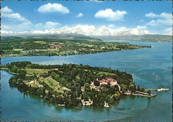 Insel Mainau Fliegeraufnahme