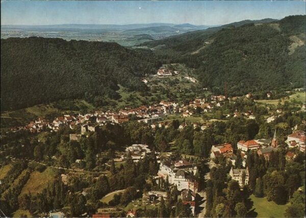Badenweiler Fliegeraufnahme Kurhaus