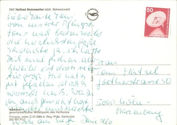 Badenweiler Fliegeraufnahme Kurhaus – Bild 2