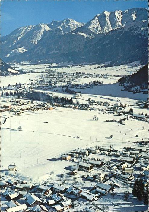 Pfronten mit Schlicke und Rossberg Fliegeraufnah