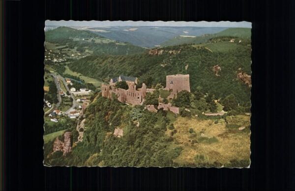 Nideggen Eifel Fliegeraufnahme Burg Nideggen