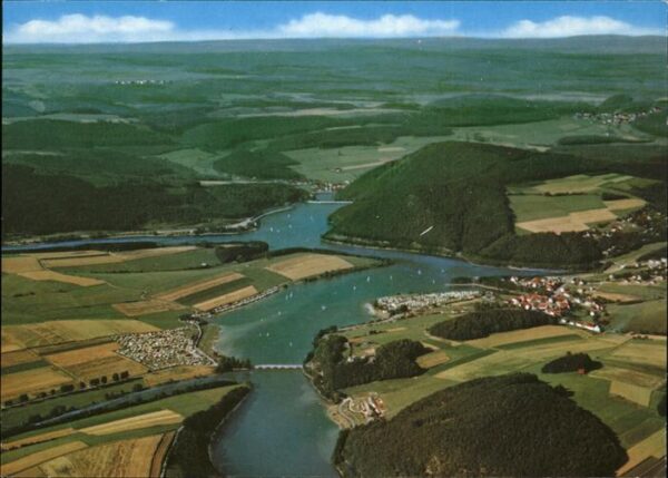 Diemelsee Naturpark Fliegeraufnahme