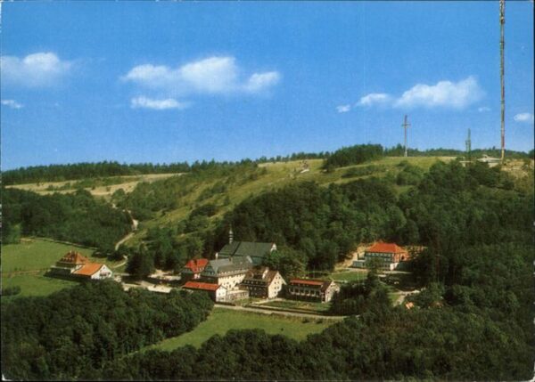 Kreuzberg Rhoen Kloster Kreuzberg Fliegeraufnahme