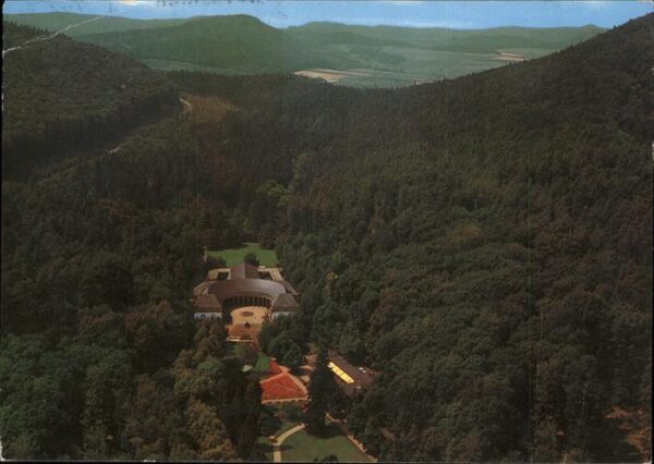 Bad Wildungen Kurpark Fliegeraufnahme