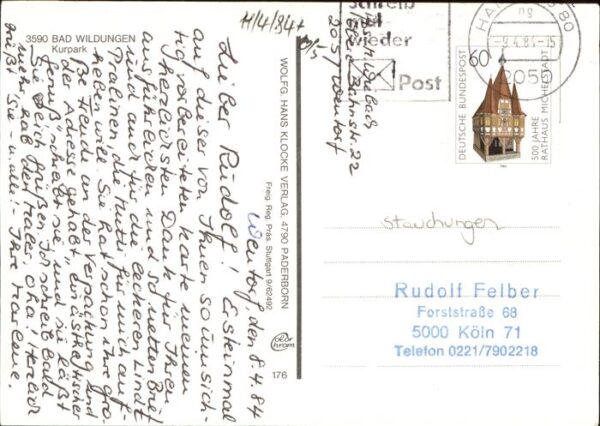 Bad Wildungen Kurpark Fliegeraufnahme – Bild 2