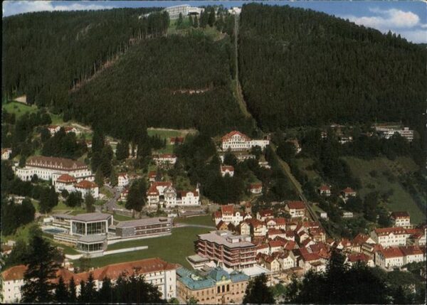 Wildbad Schwarzwald Fliegeraufnahme