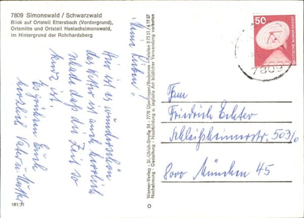 Simonswald Fliegeraufnahme – Bild 2