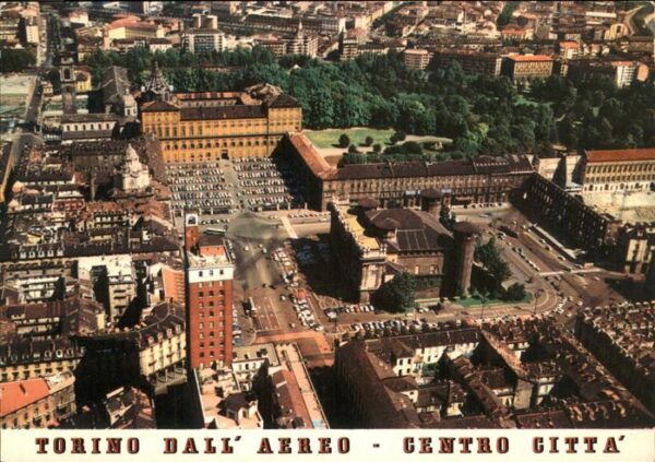 Torino dall aereo Centro della citta