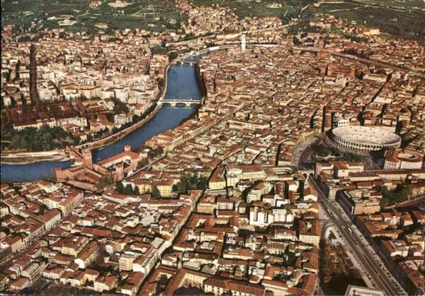 Verona Veneto Veduta aerea