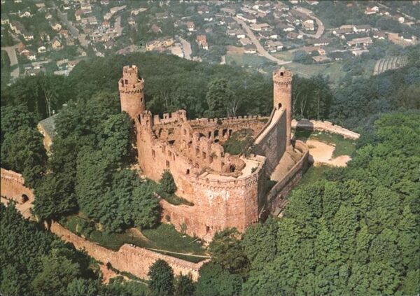 Auerbach Bergstrasse Schloss Auerbach Fliegeraufnahme