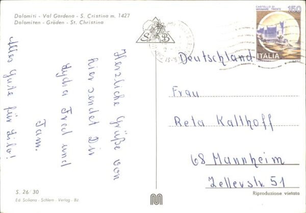 Groeden Tirol St Christina Dolomiten – Bild 2
