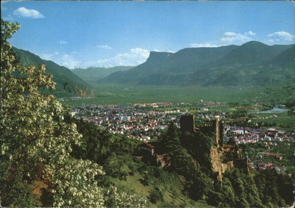 Merano Meran Castello Fontana verso Bolzano