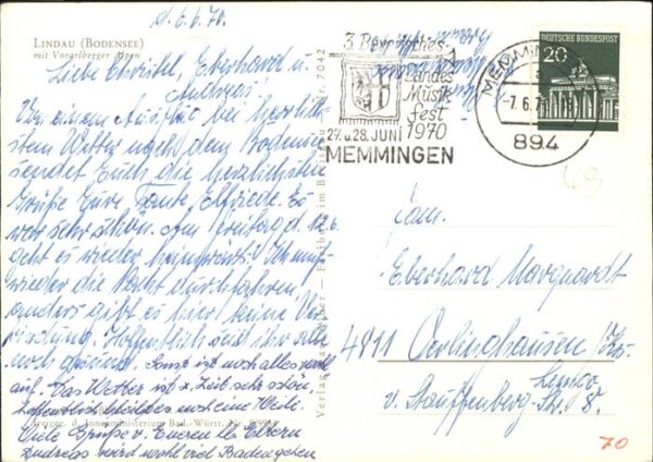 Lindau Bodensee mit Vorarlberger Alpen Fliegeraufnahme – Bild 2